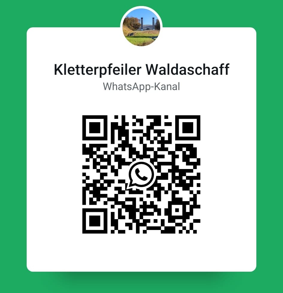 QR Code zum WhatsApp-Kanal der Sektion Aschaffenburg